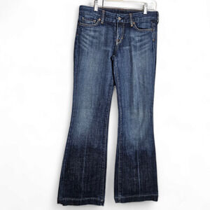 Citizens Of Humanity Womens Faye Stretch Low Waist Full Leg Flare Jeans Size 29
